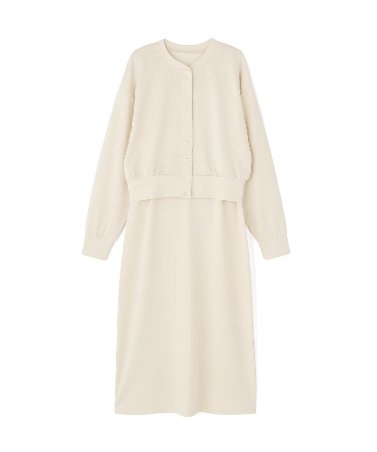 カーデセットナローワンピース