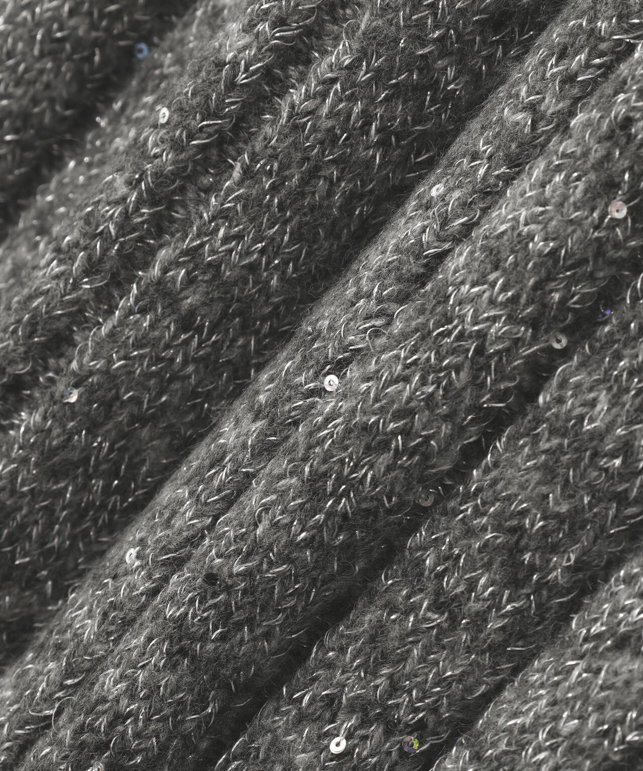 スパンコールラメニットセットアップ