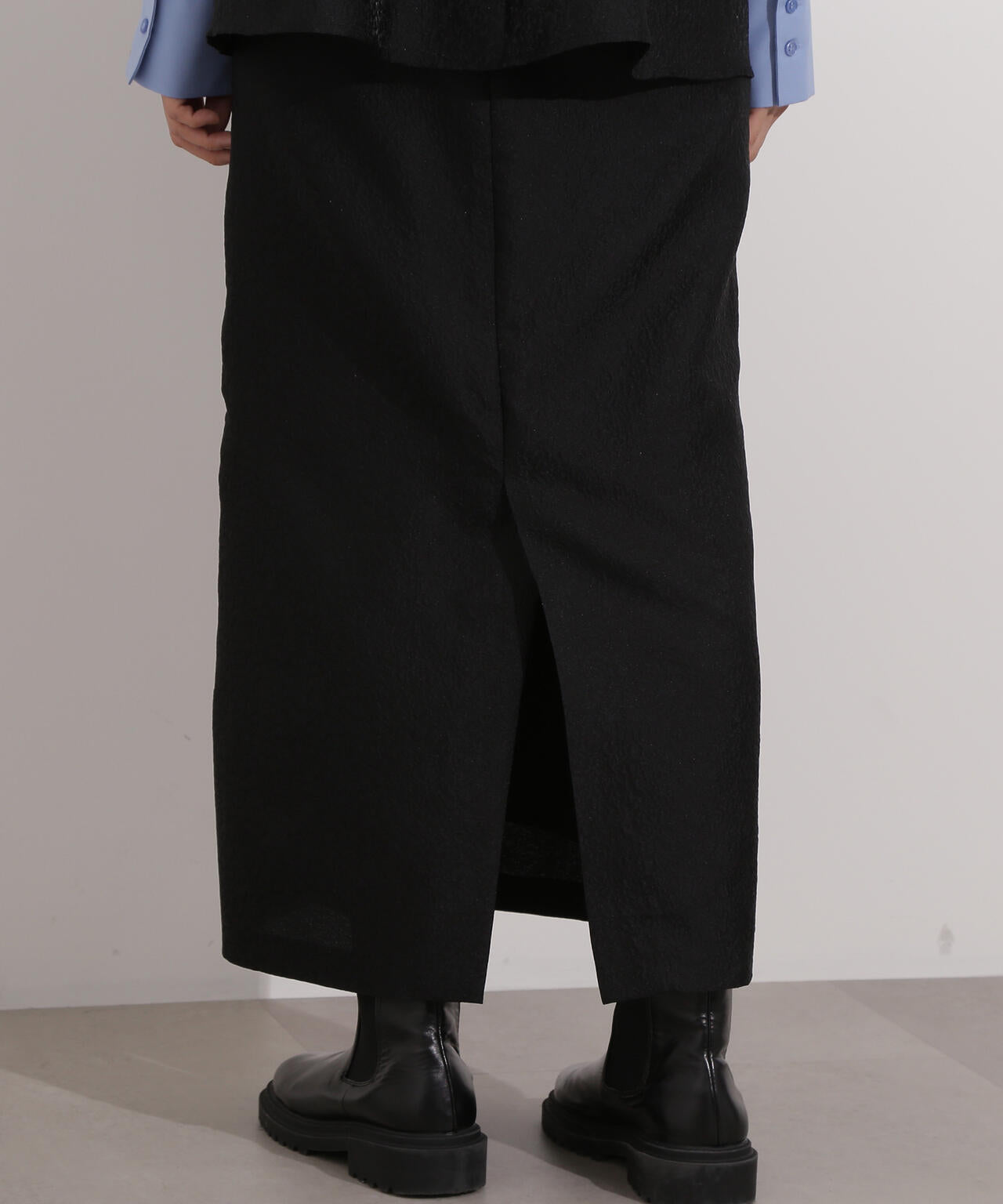 ジャガードペプラムキャミセットアップ