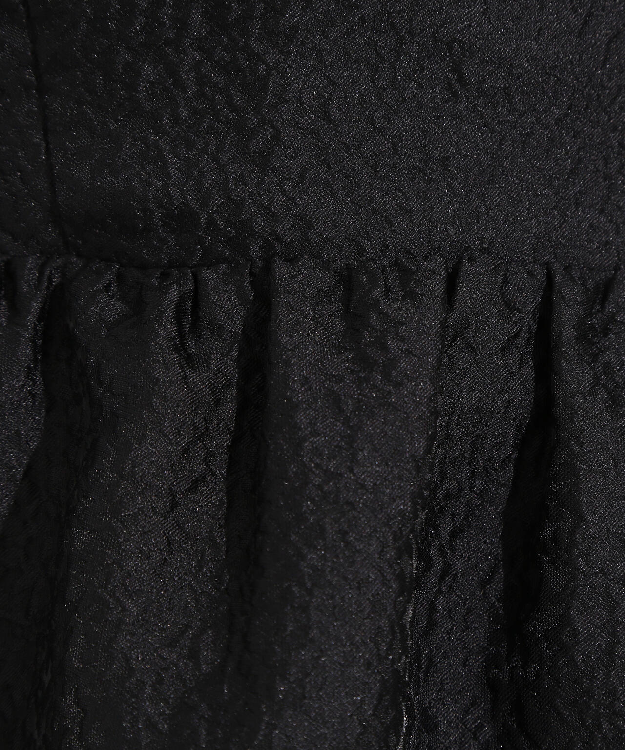 ジャガードペプラムキャミセットアップ