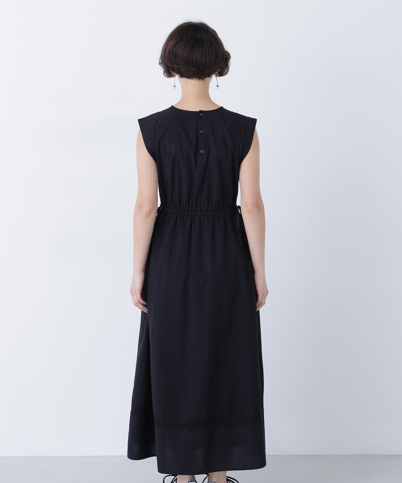 【6/5~6/7 オンライン限定2buy10%OFF対象】ピンタックレースワンピース