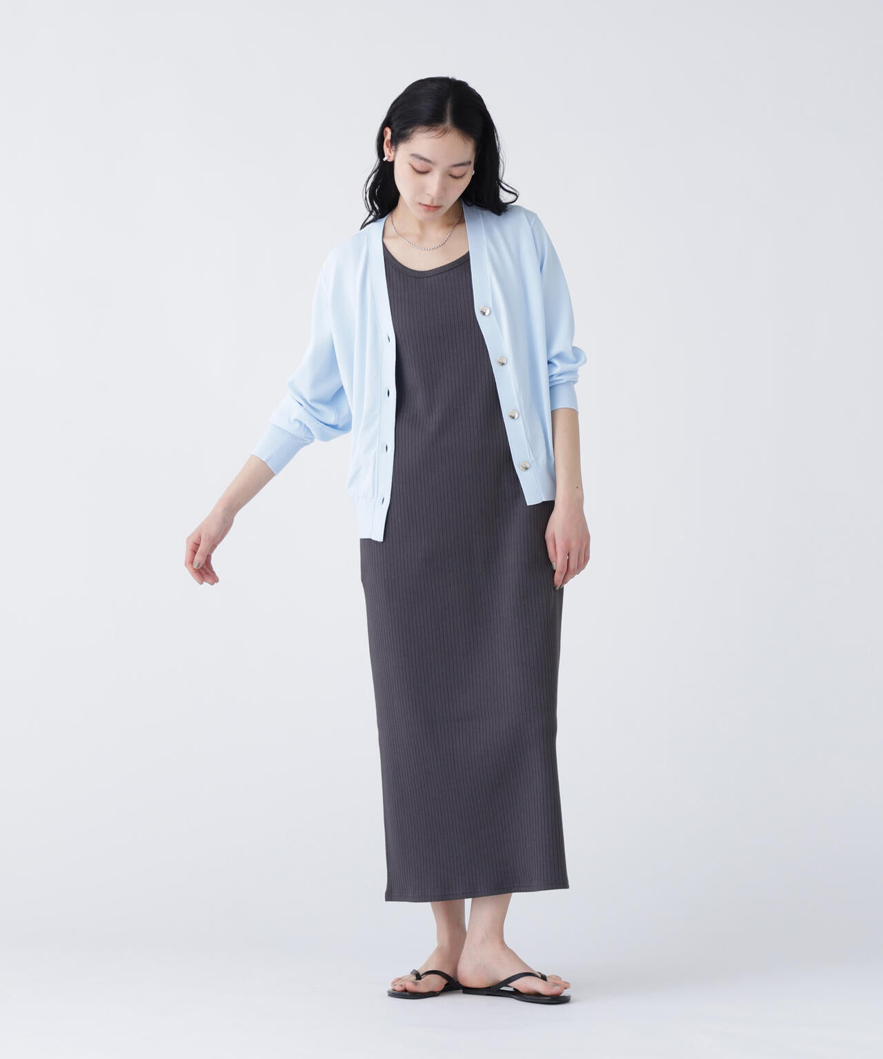 168cm B81cm W60cm H89cm 着用サイズ:M