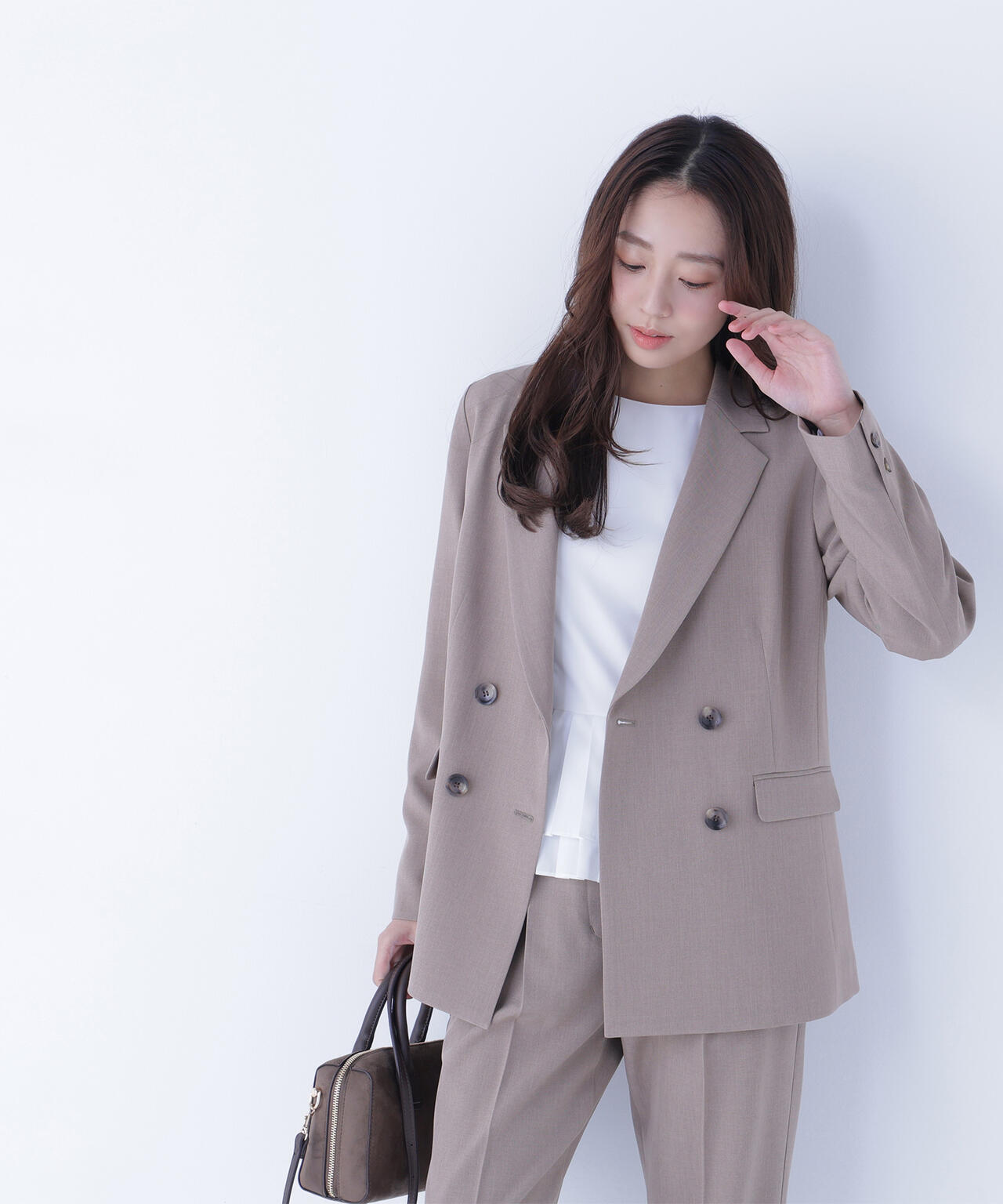 クラッシー SETUP ダブルブレストジャケット