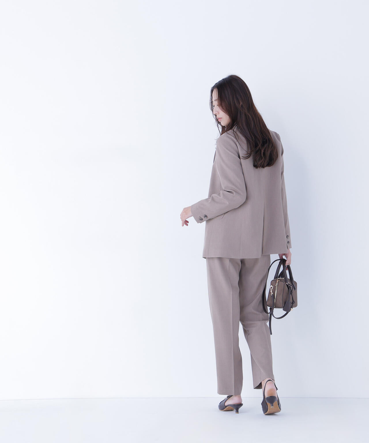 【6/16 ~6/18 2buy10%OFF 対象商品】クラッシー SETUP ダブルブレストジャケット