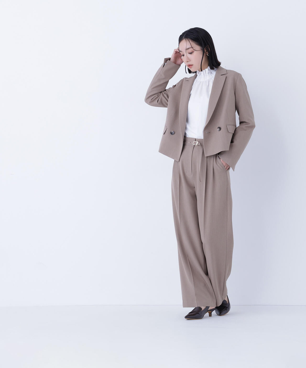 クラッシー SETUP ショート丈ジャケット