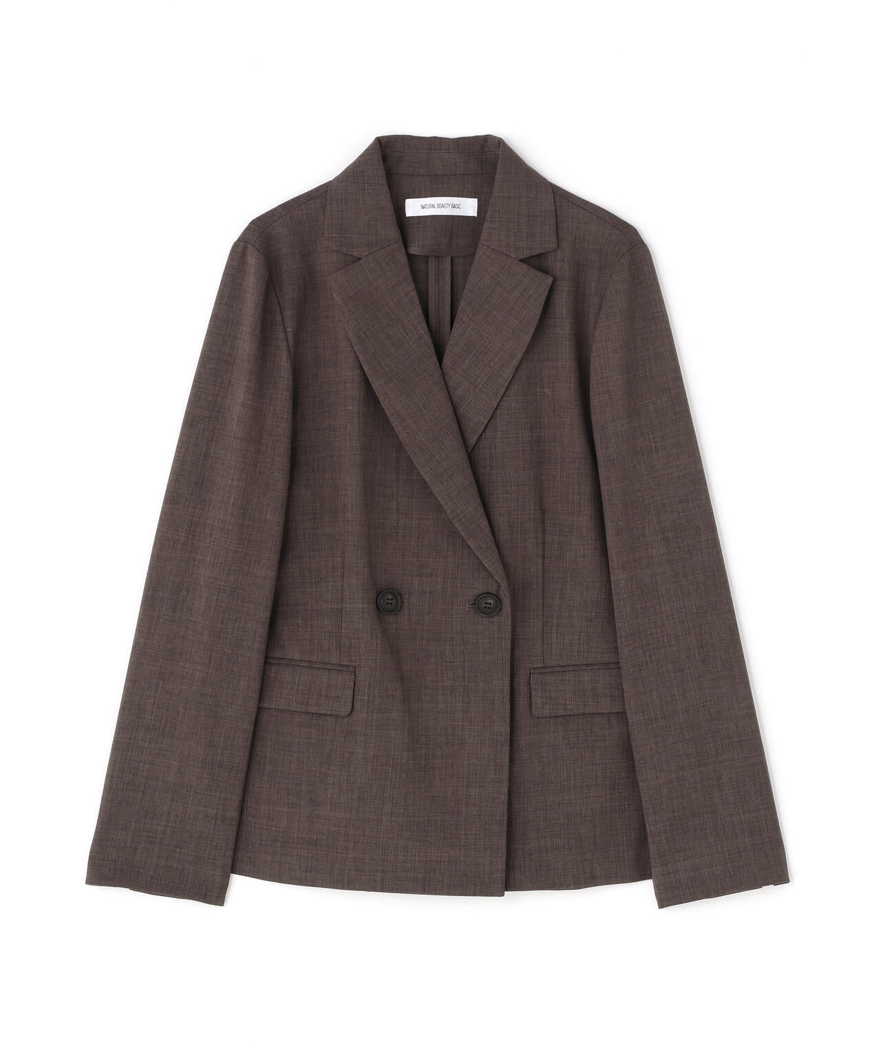 リネンライク SETUP ダブルボタンジャケット