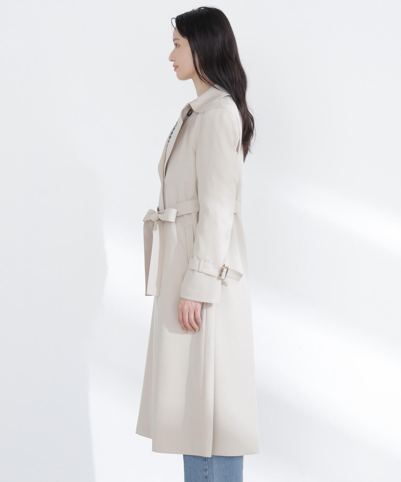 パウダーツイルトレンチコート