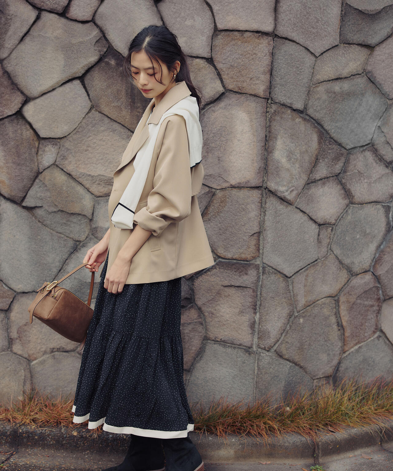 ハーフトレンチコート