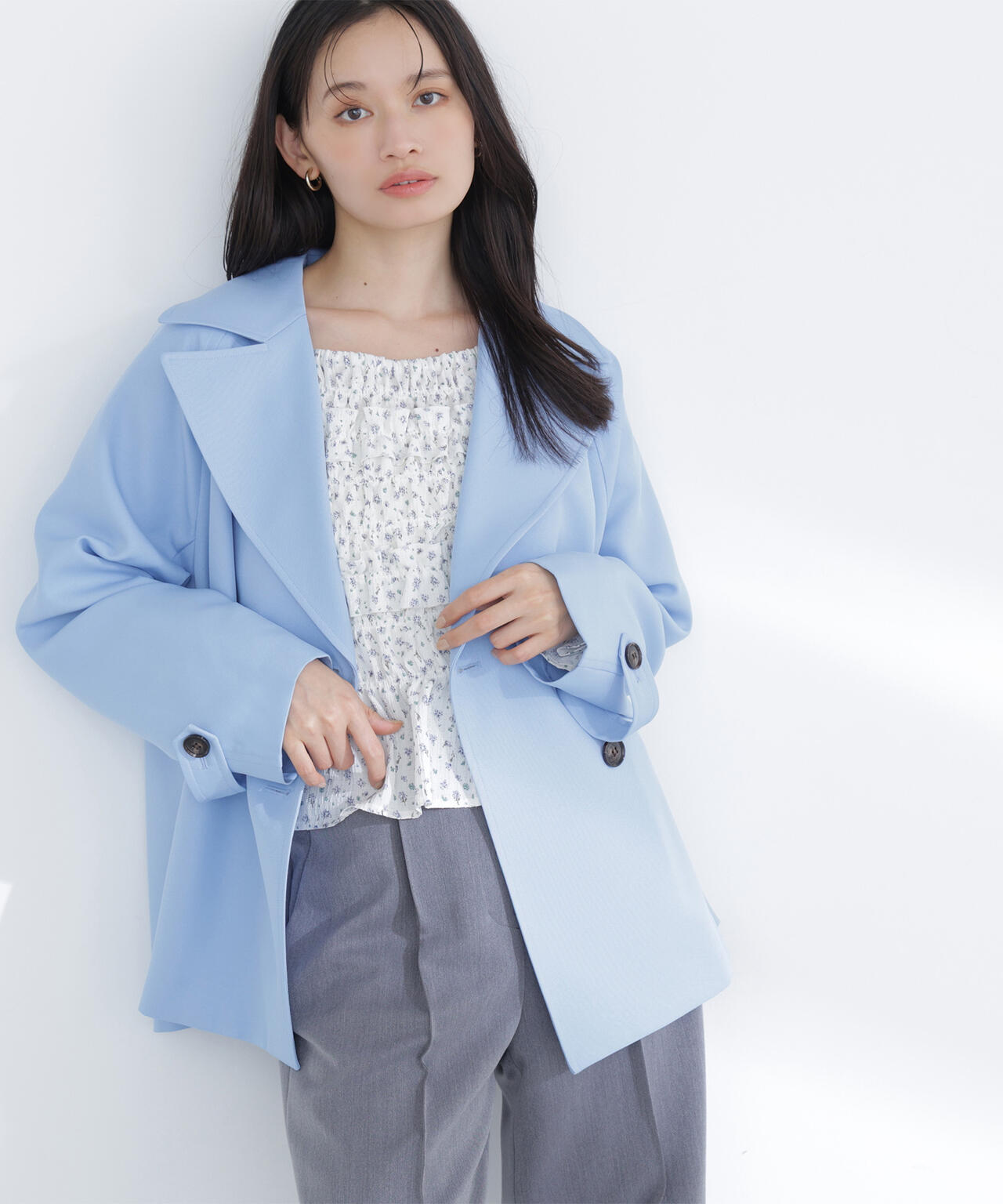 ハーフトレンチコート