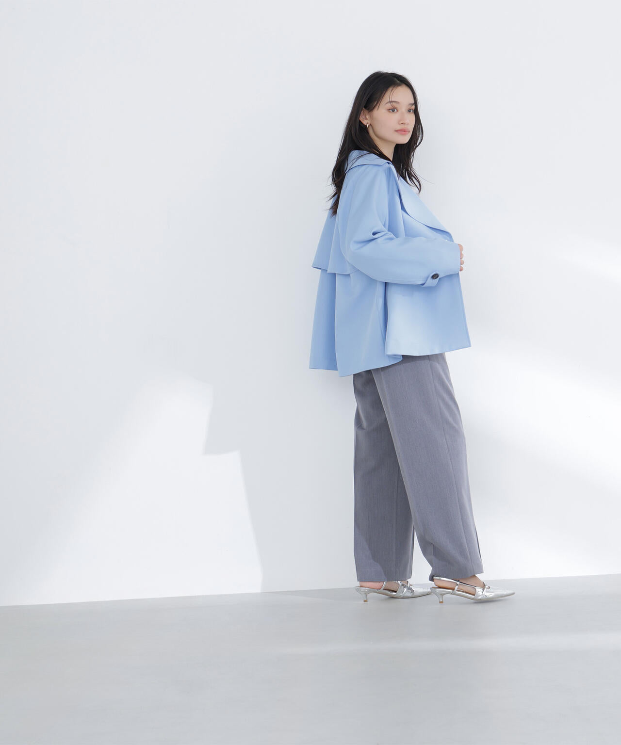 ハーフトレンチコート