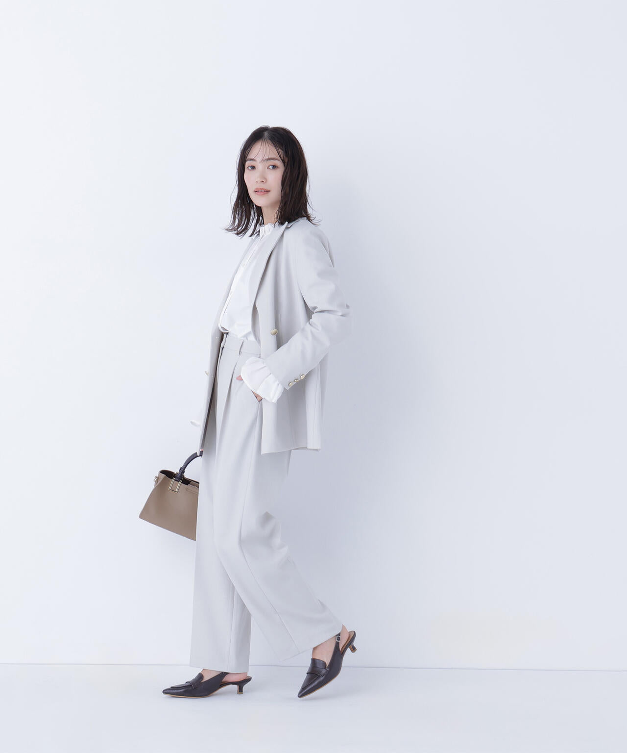 ダブルブレスト SETUP ボクシージャケット