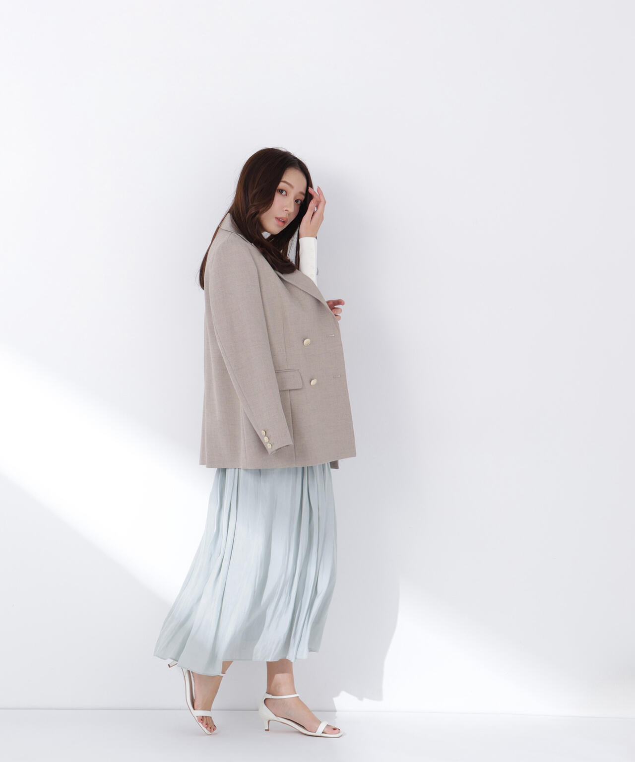 ダブルブレスト SETUP ボクシージャケット