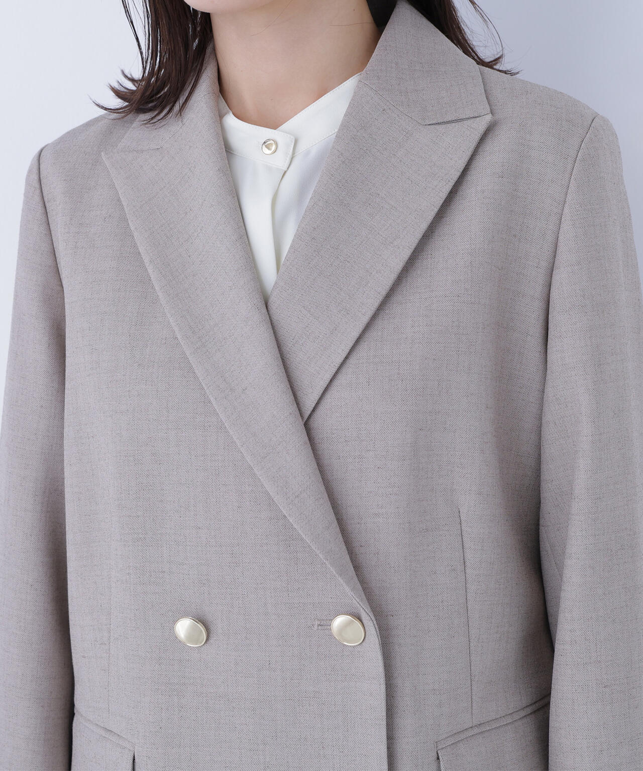 ダブルブレスト SETUP ボクシージャケット