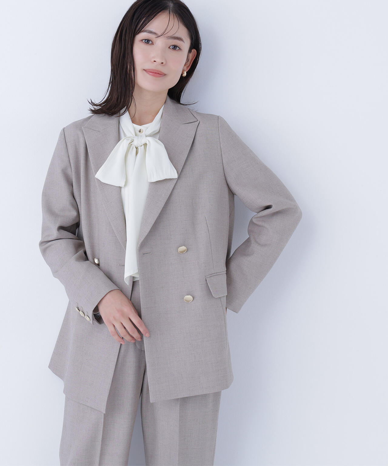 ダブルブレスト SETUP ボクシージャケット