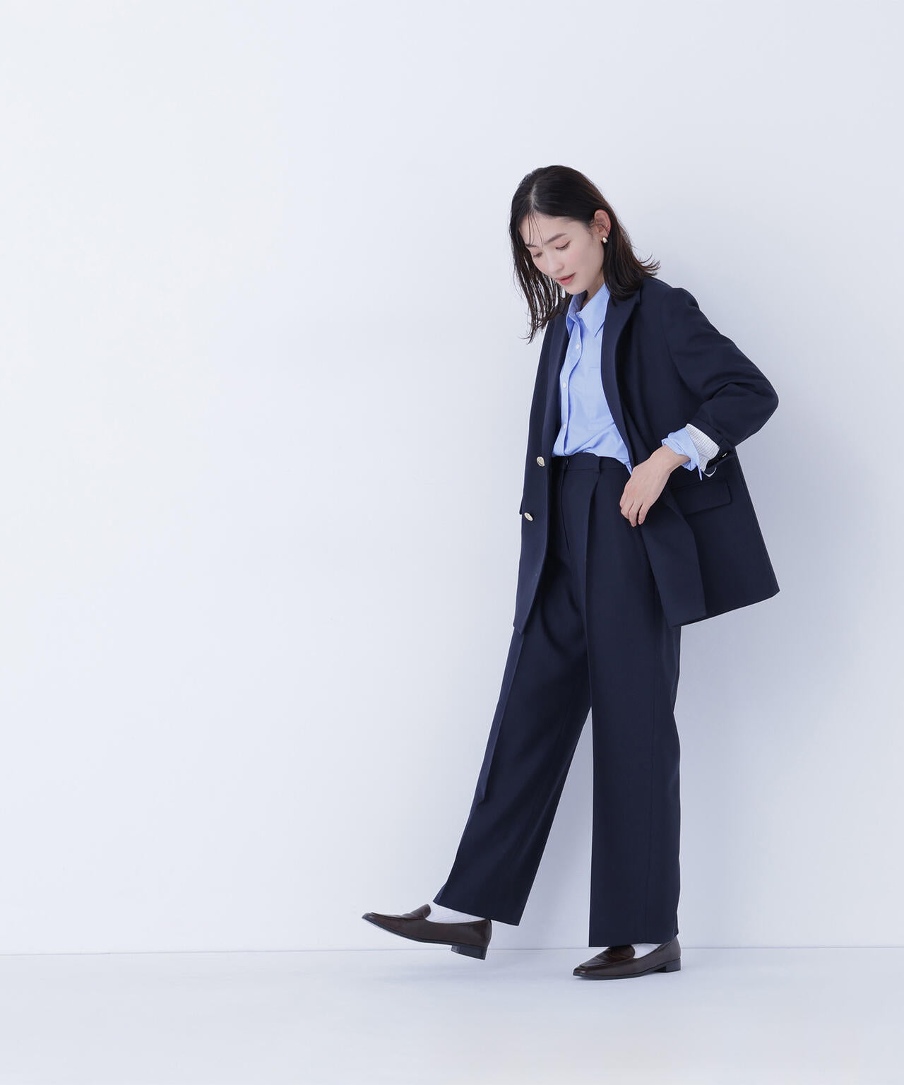 ダブルブレスト SETUP ボクシージャケット