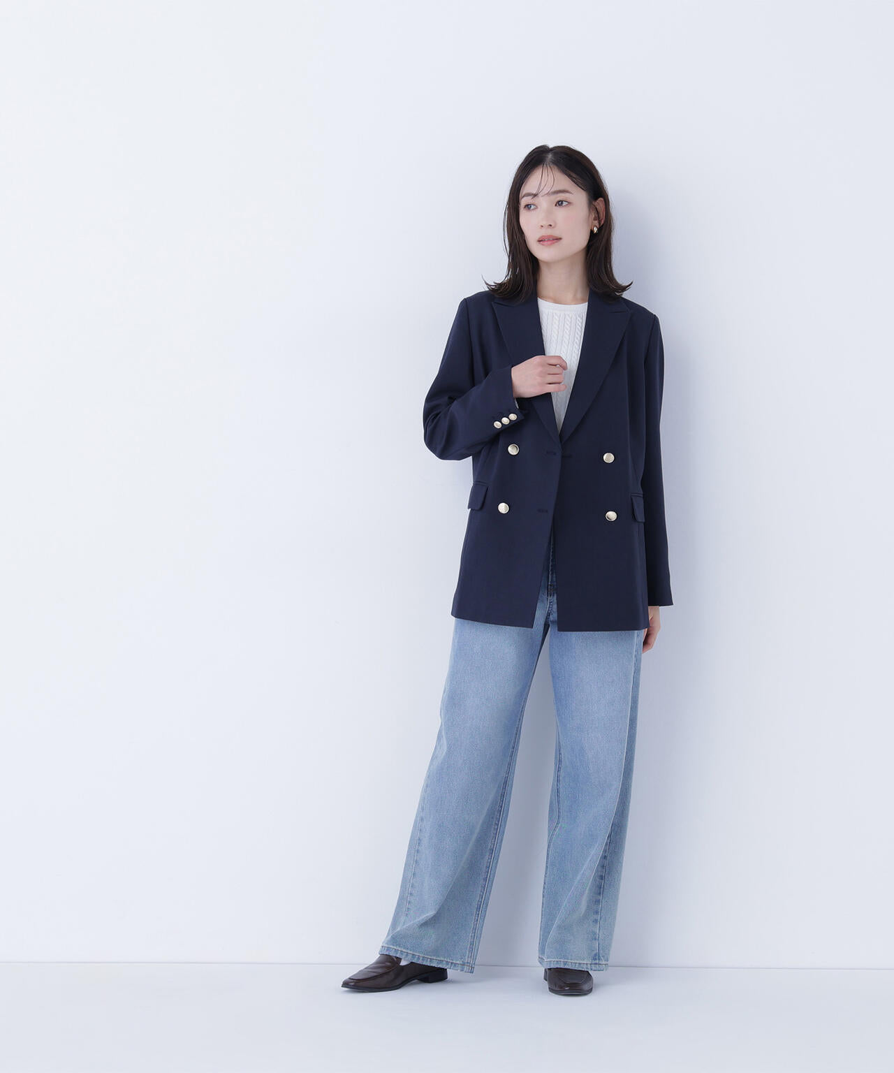 ダブルブレスト SETUP ボクシージャケット