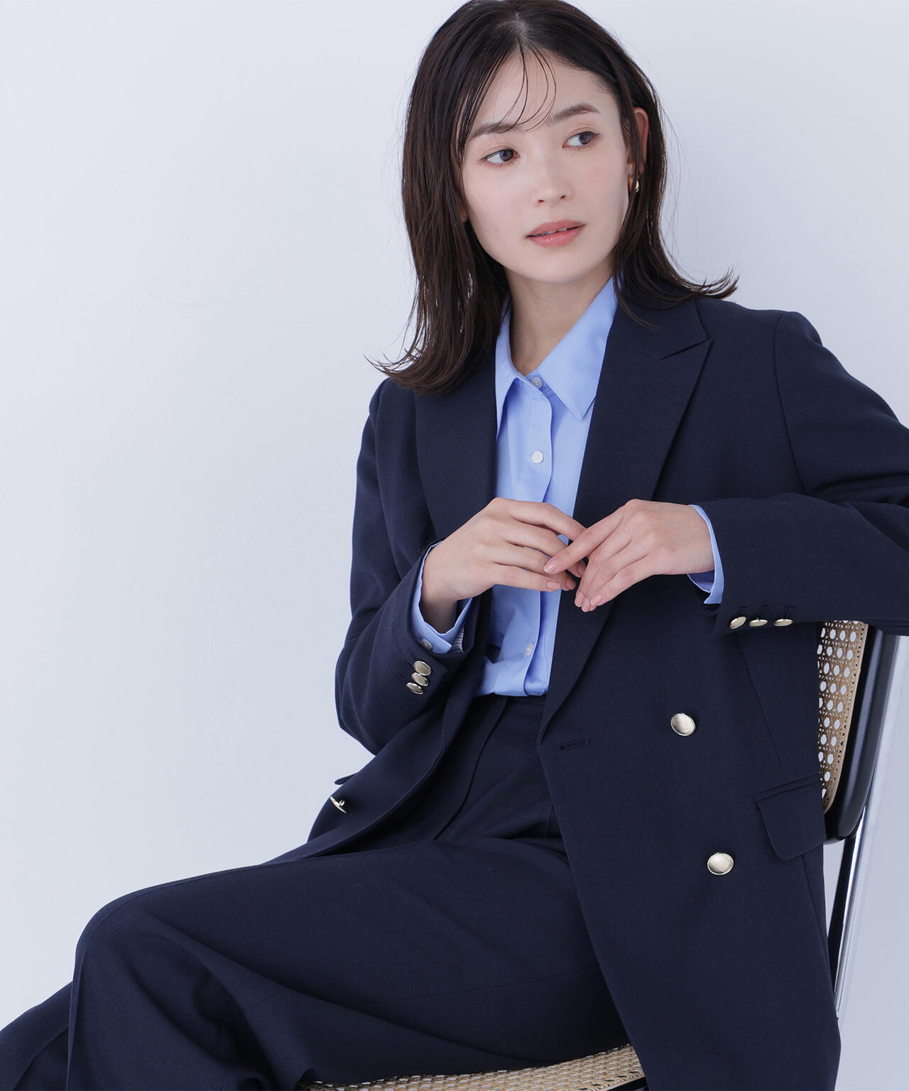 ダブルブレスト SETUP ボクシージャケット