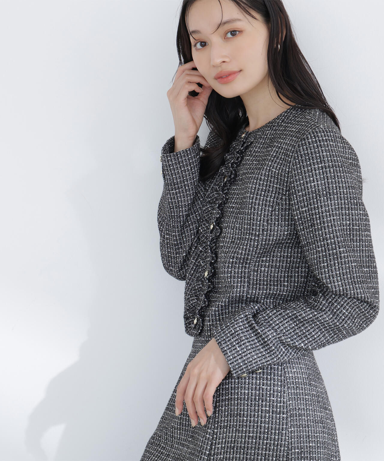 スプリングツイード SETUP ジャケット