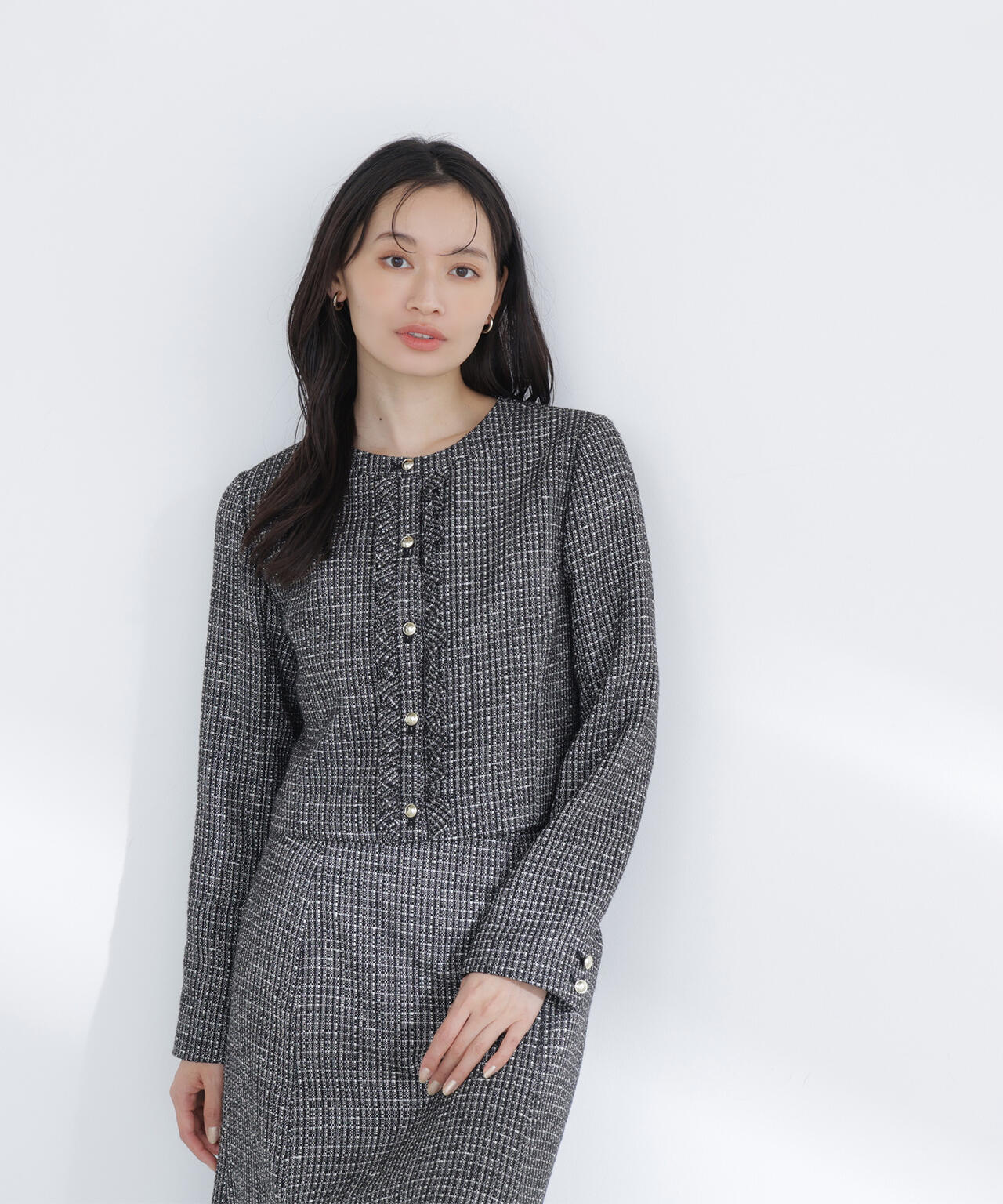 スプリングツイード SETUP ジャケット