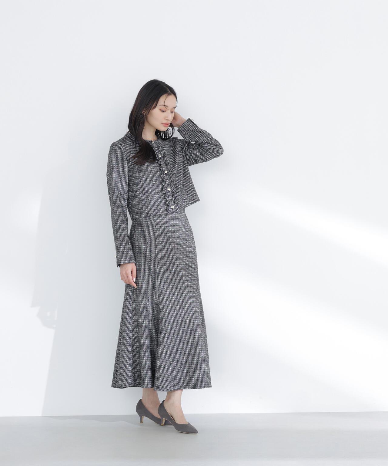 スプリングツイード SETUP ジャケット