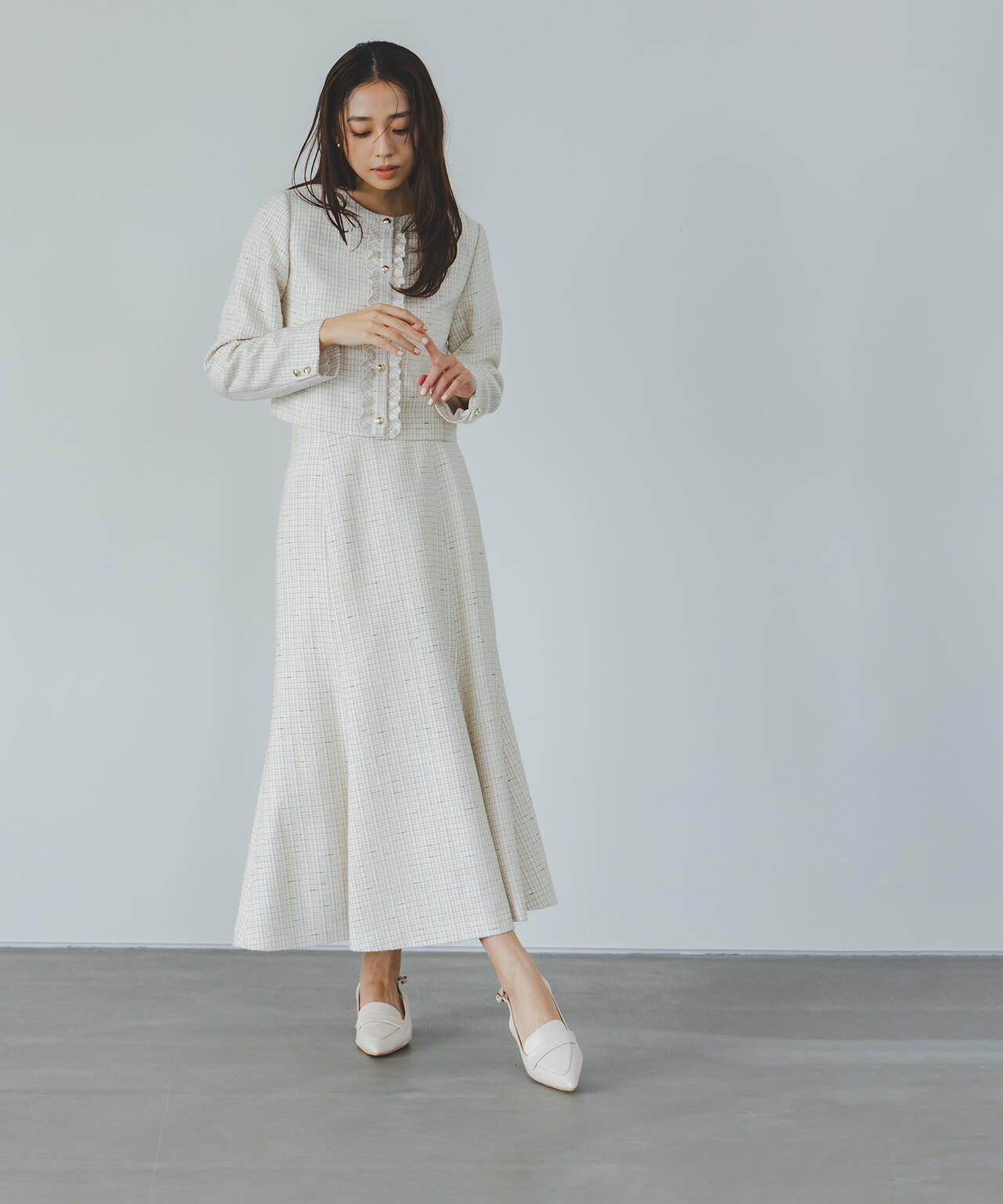 スプリングツイード SETUP ジャケット