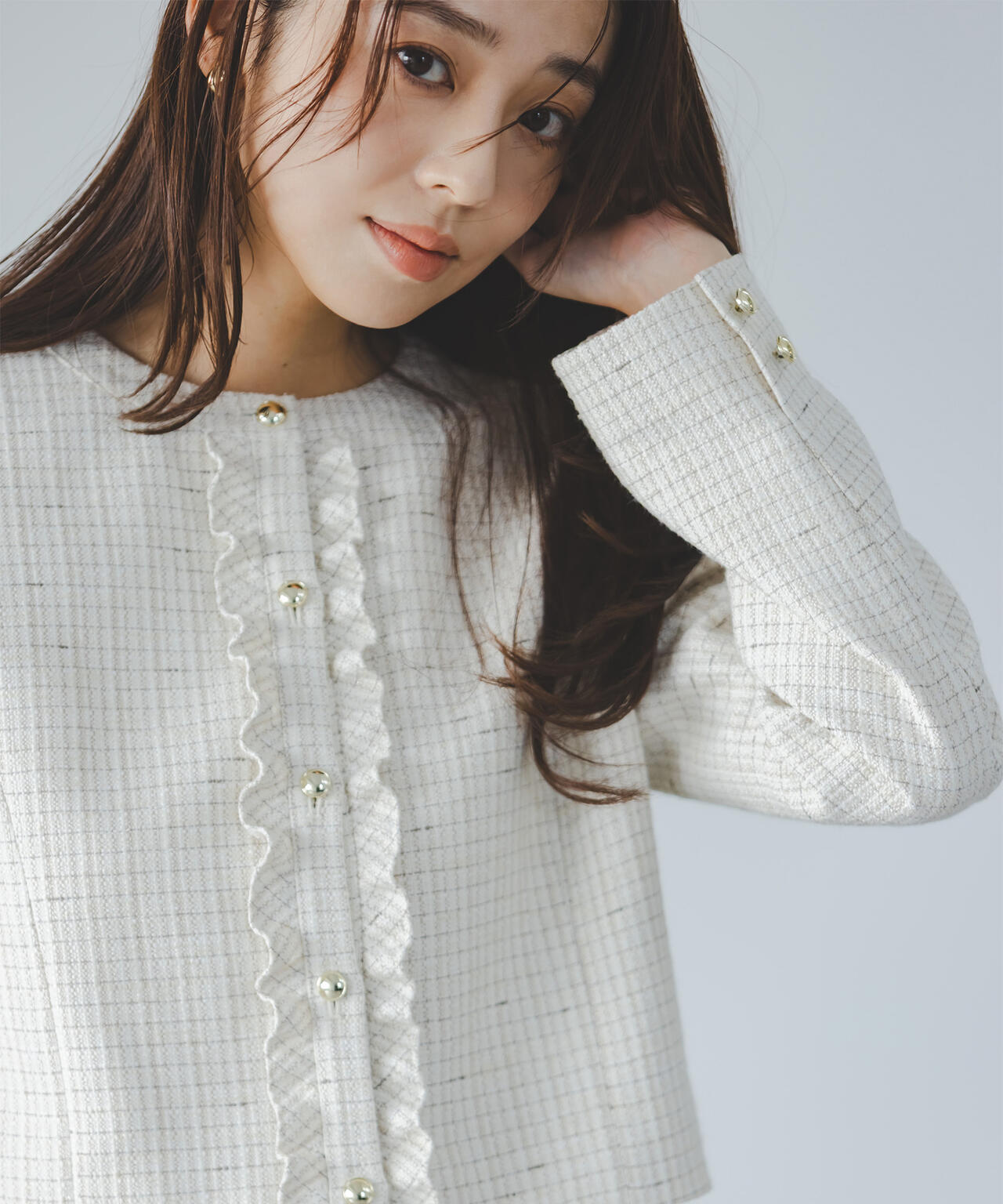 スプリングツイード SETUP ジャケット