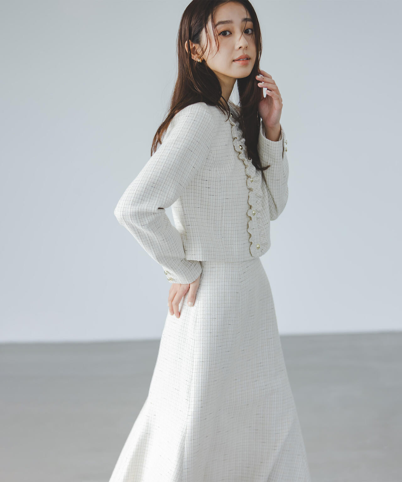 スプリングツイード SETUP ジャケット