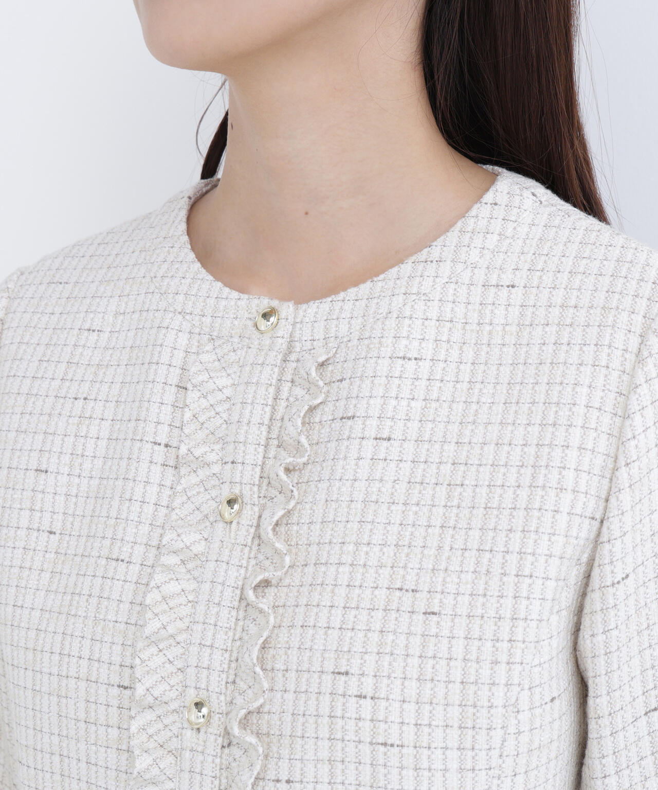 スプリングツイード SETUP ジャケット