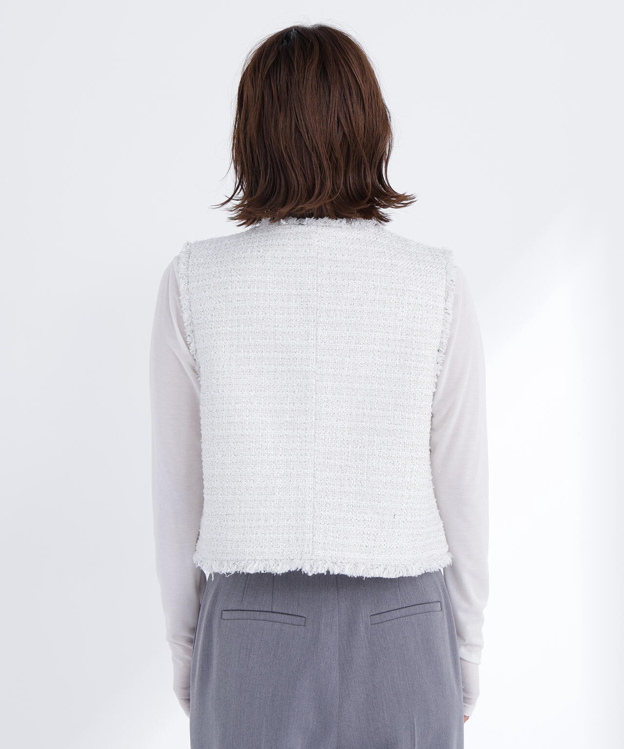 ツイードシリーズ コンパクトジレ