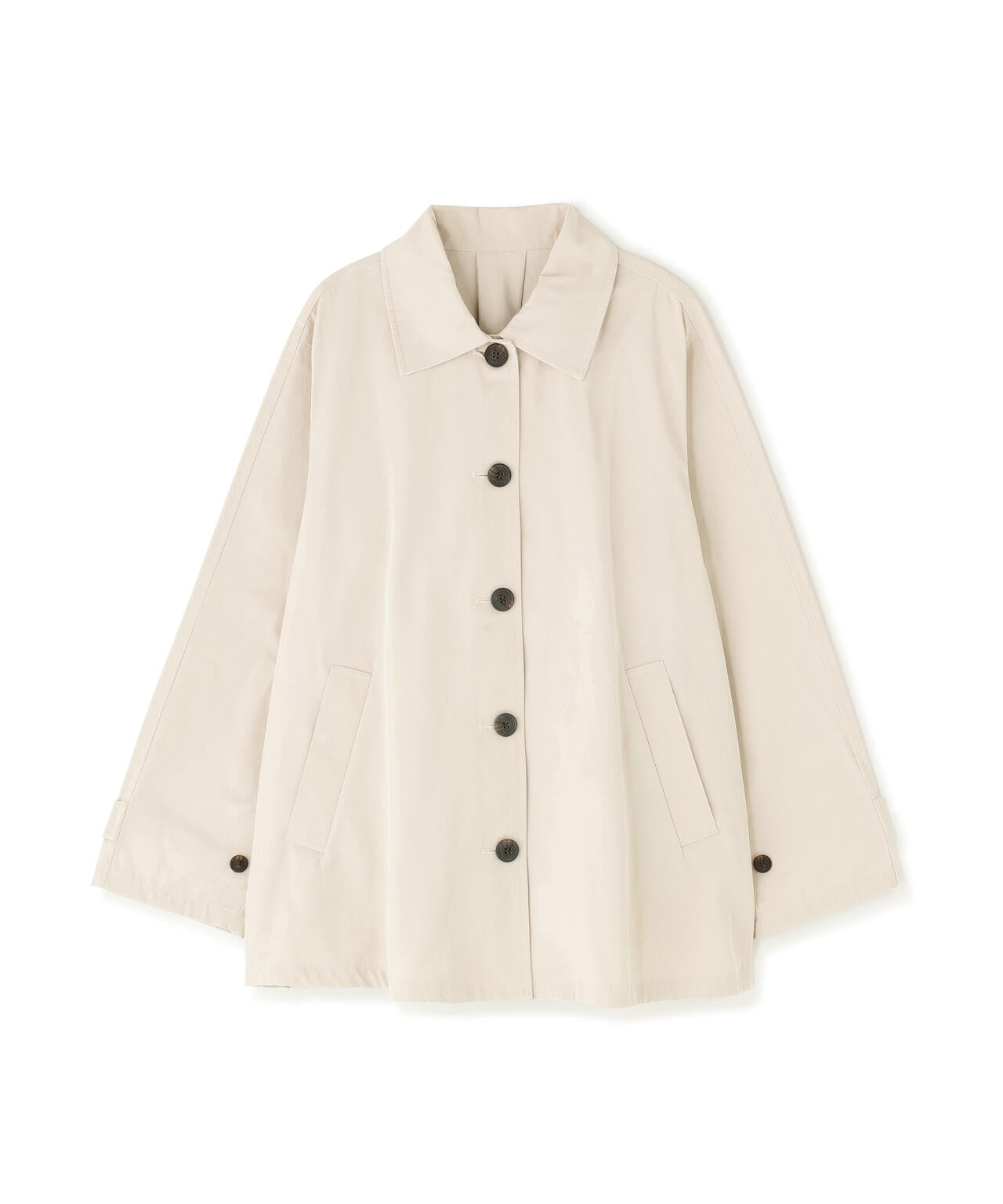 ステンカラーハーフコート