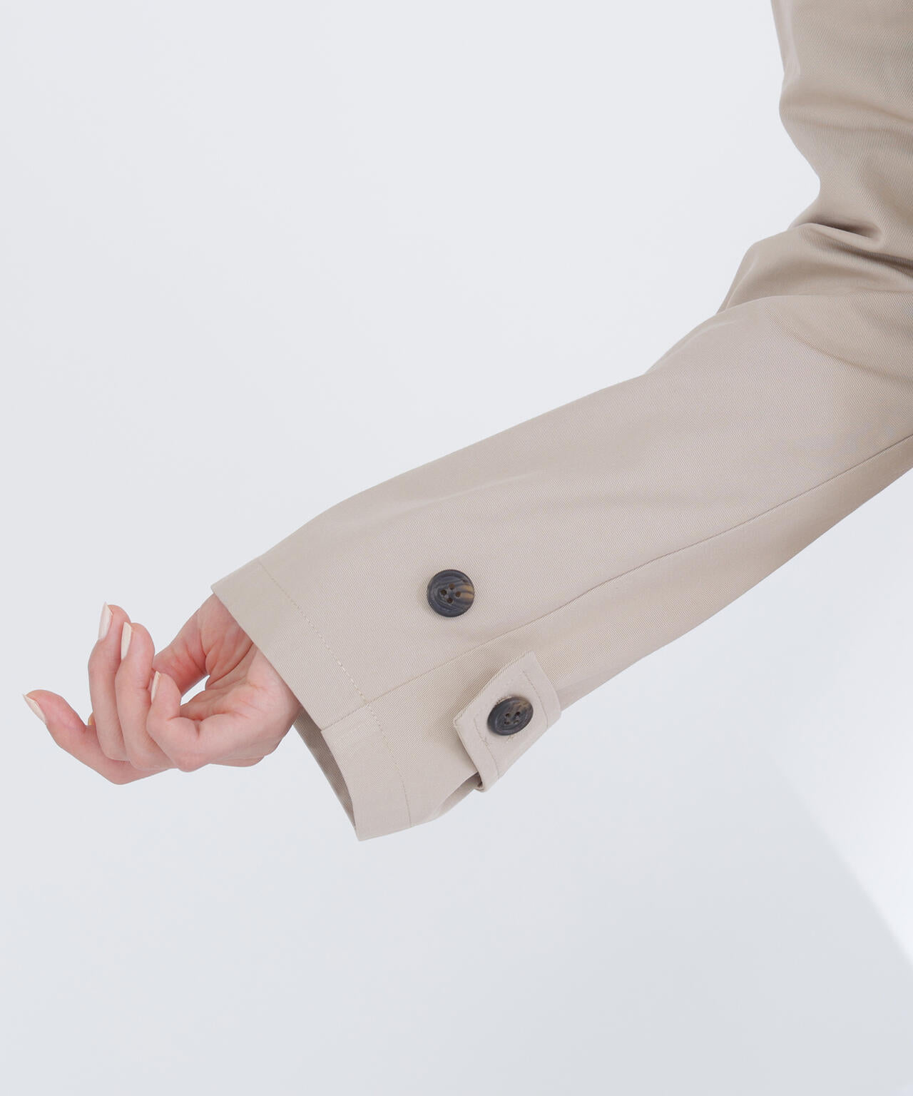 ステンカラーハーフコート