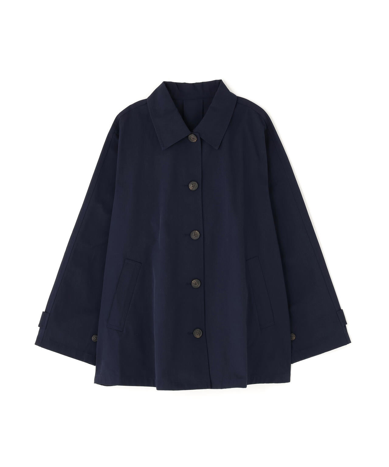 ステンカラーハーフコート