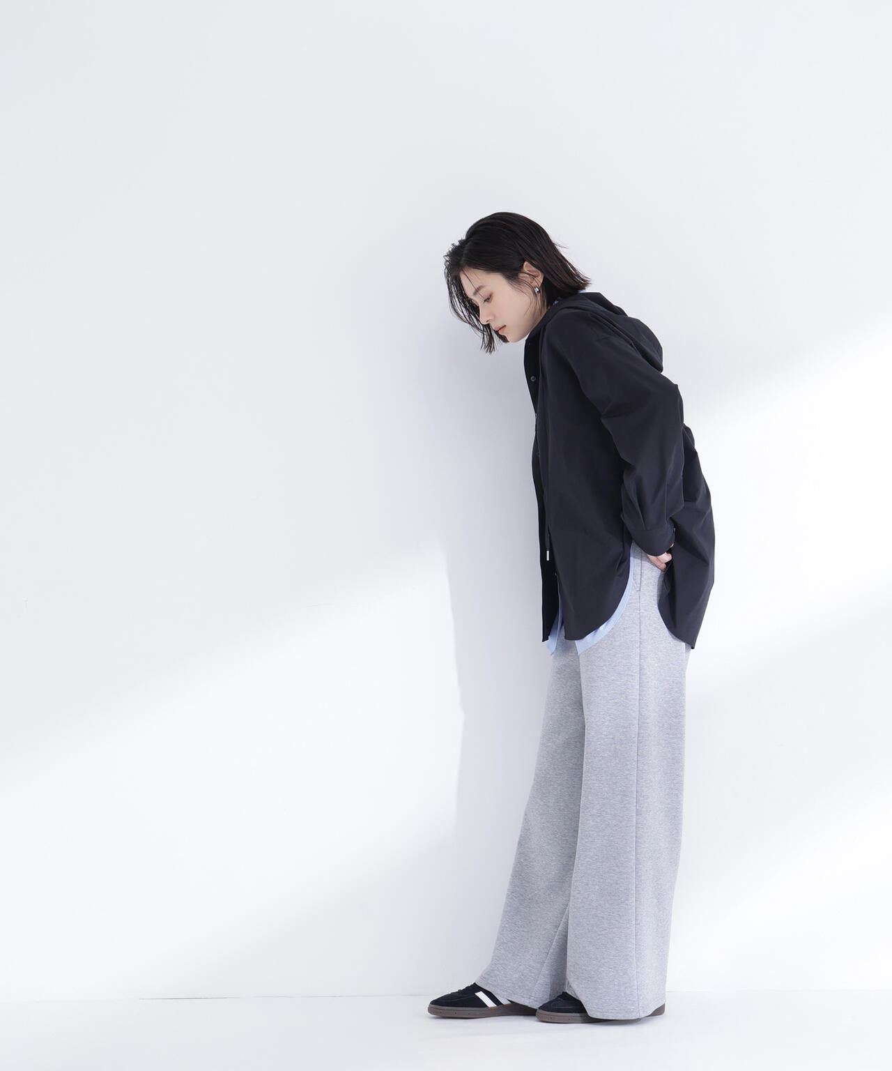 フーディーシャツブルゾン