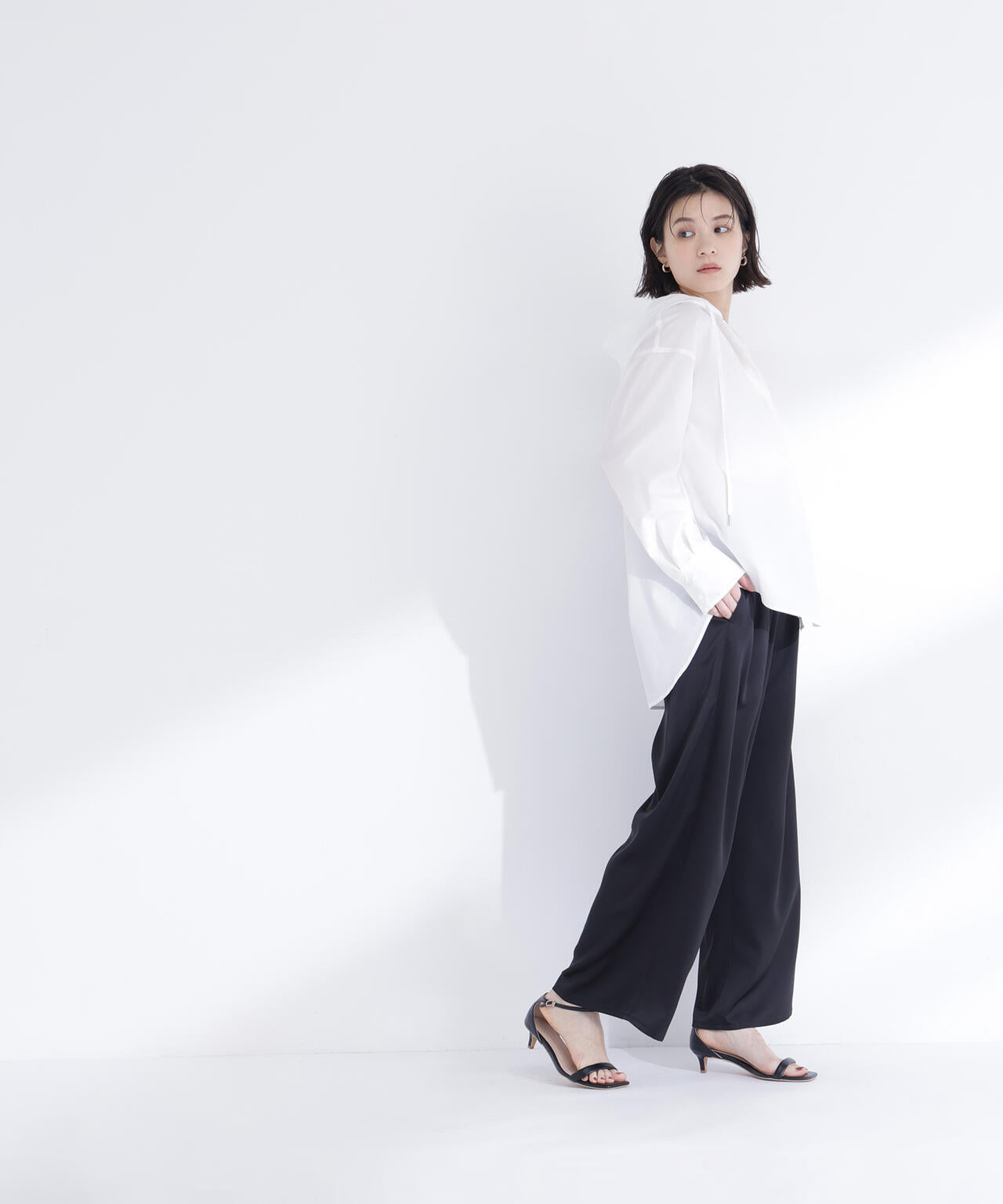 フーディーシャツブルゾン