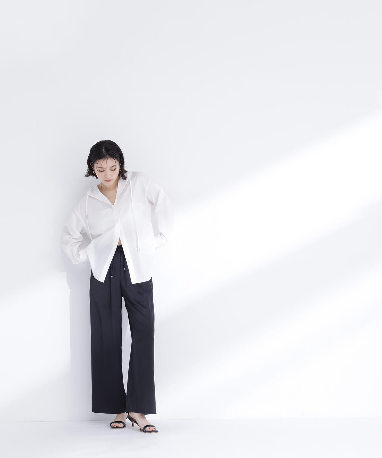 フーディーシャツブルゾン