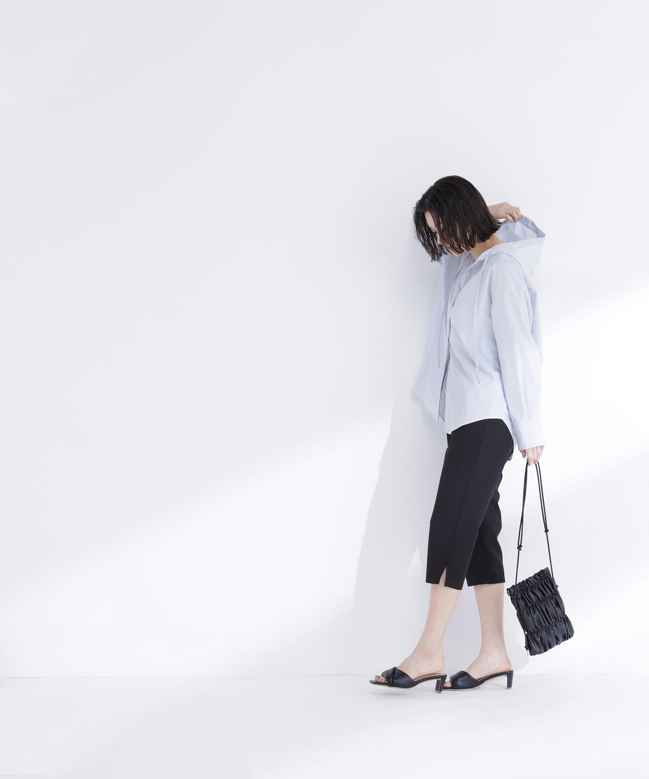 フーディーシャツブルゾン