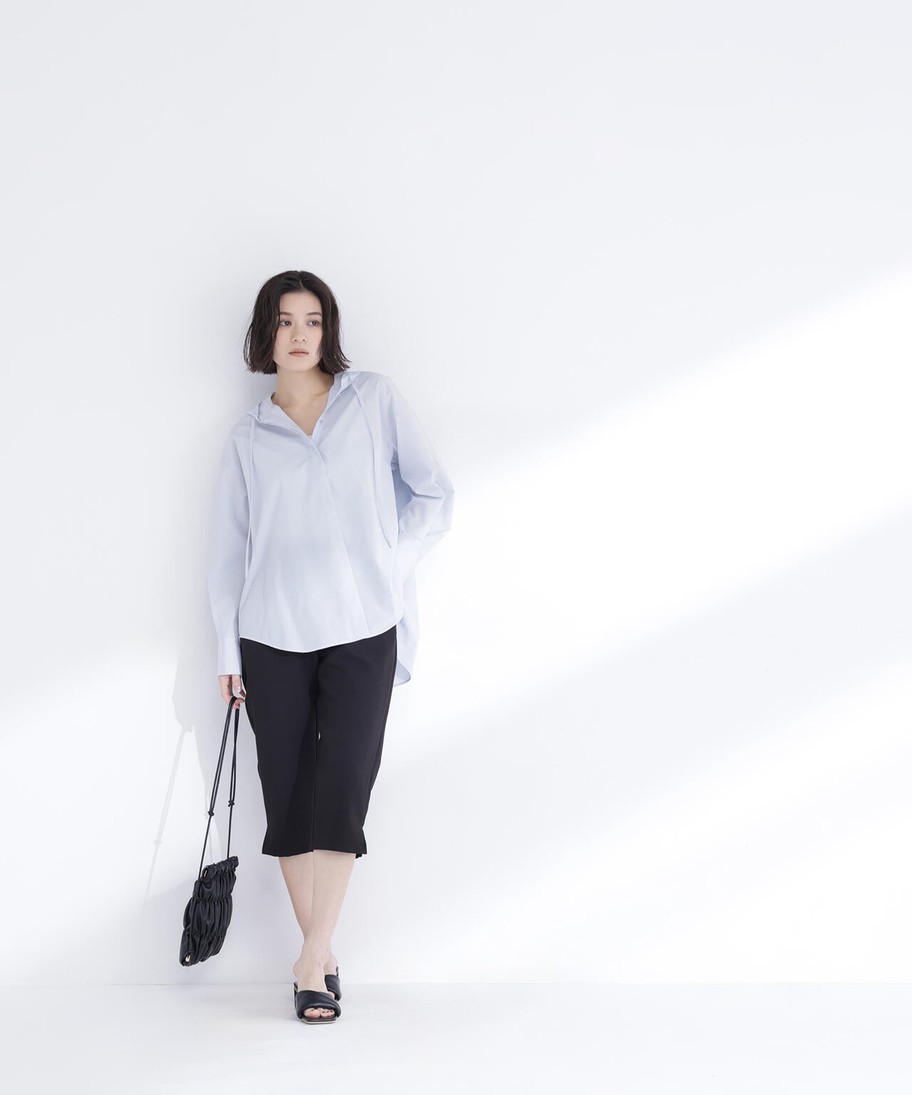 フーディーシャツブルゾン