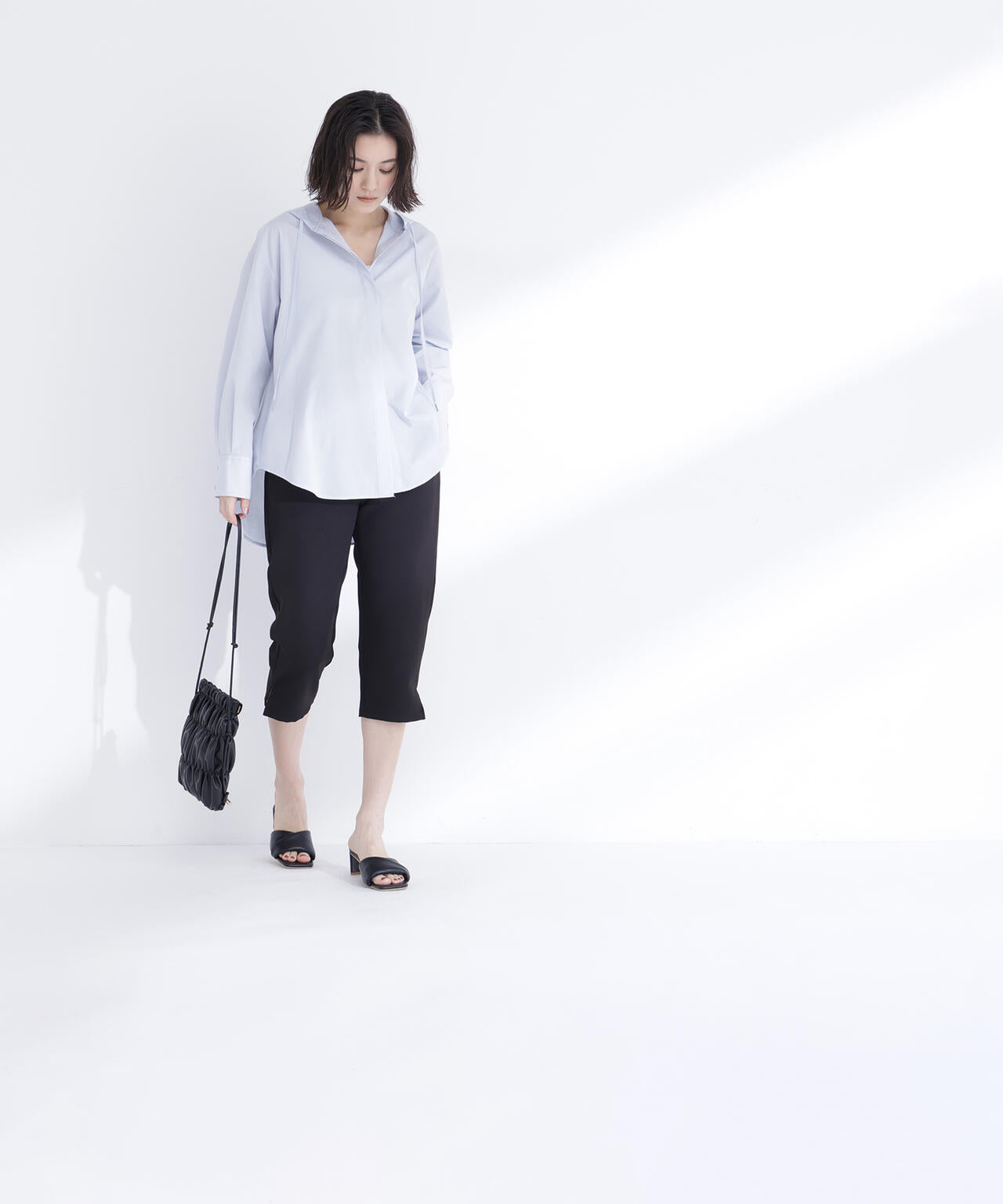 フーディーシャツブルゾン