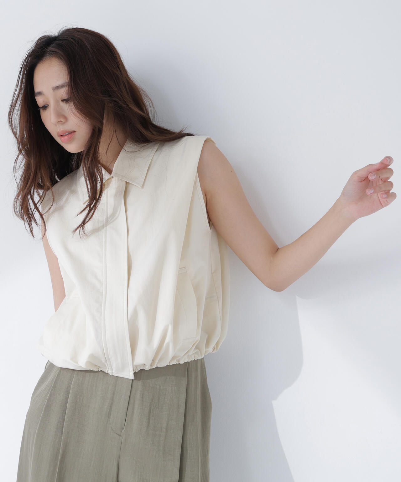 165.5cm 着用サイズ:FR
