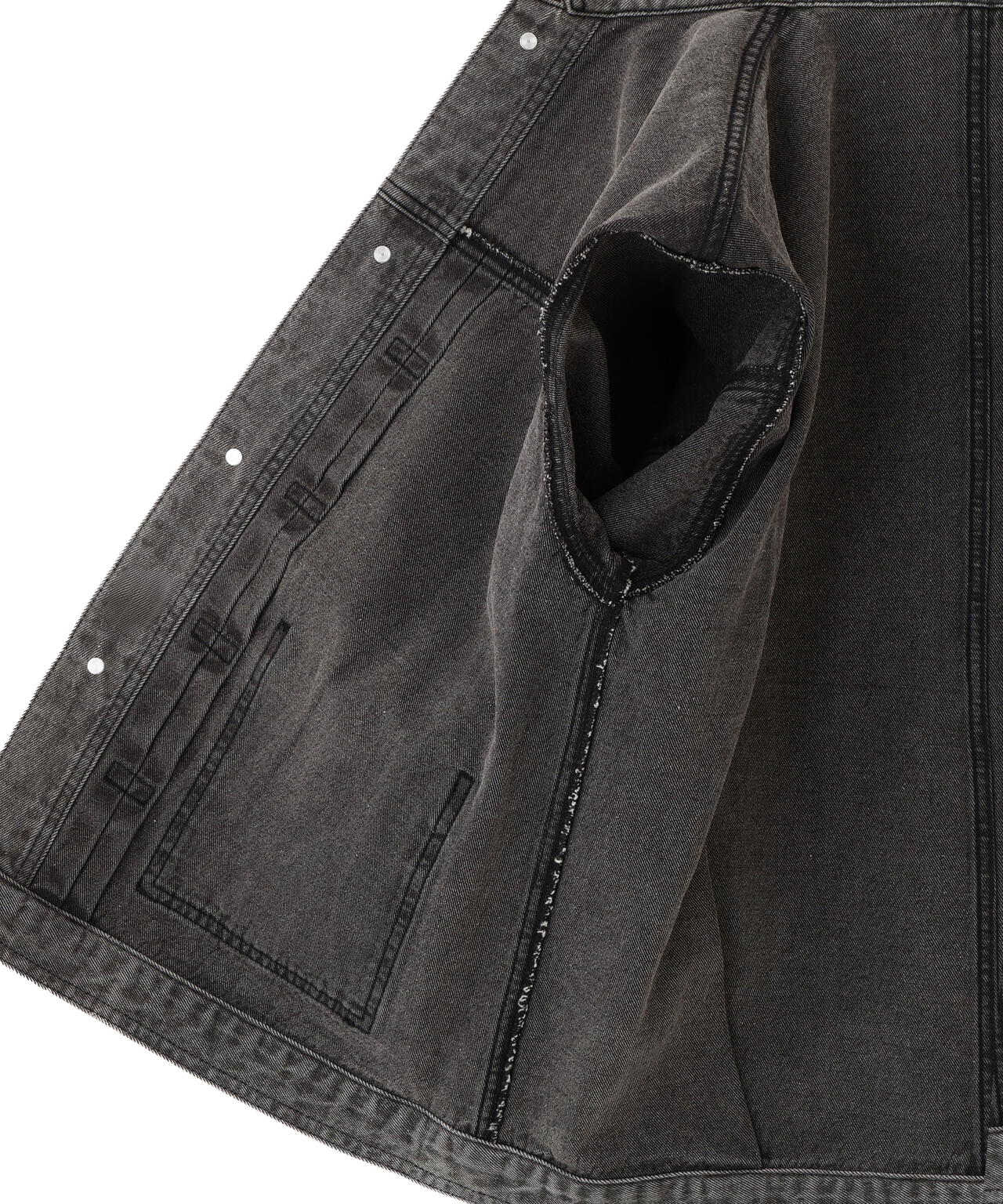 【一部店舗・mix.tokyo 限定カラー:オフホワイト】オーバーデニムブルゾン