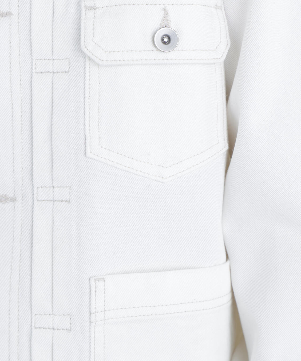 【一部店舗・mix.tokyo 限定カラー:オフホワイト】オーバーデニムブルゾン