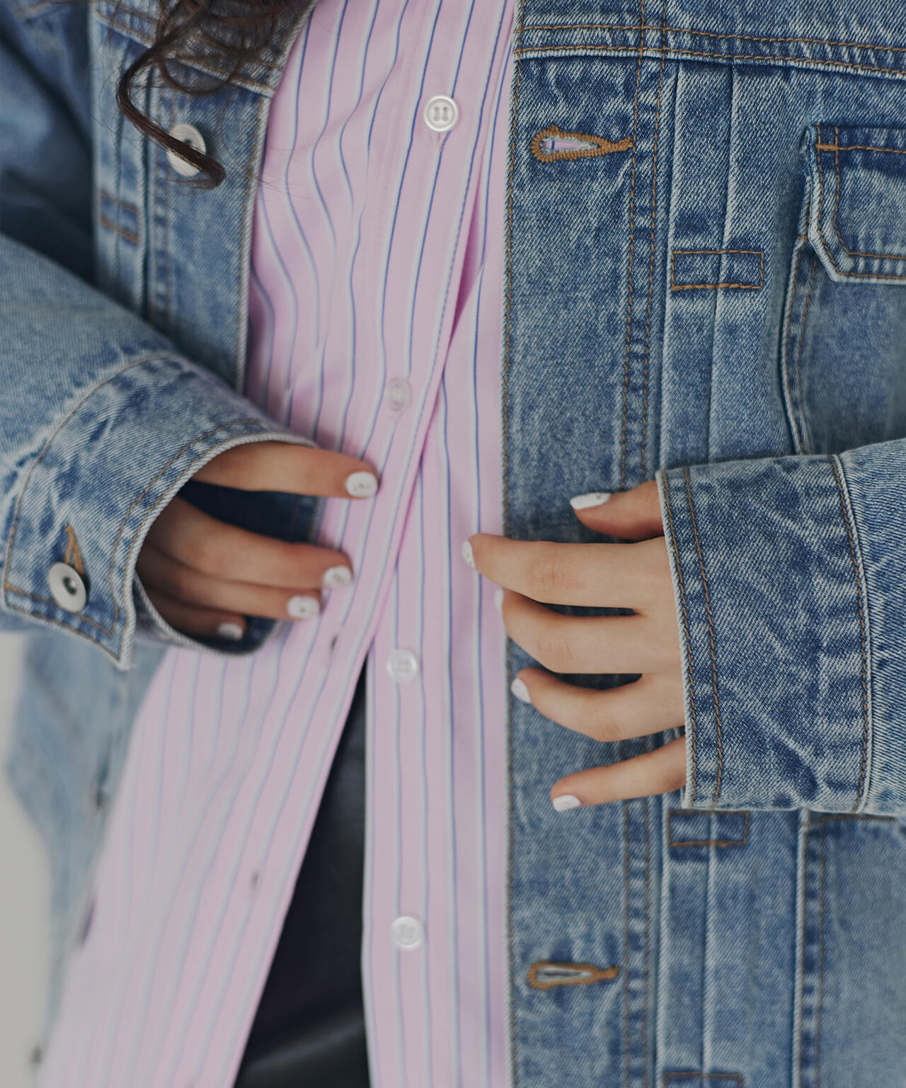 【一部店舗・mix.tokyo 限定カラー:オフホワイト】オーバーデニムブルゾン