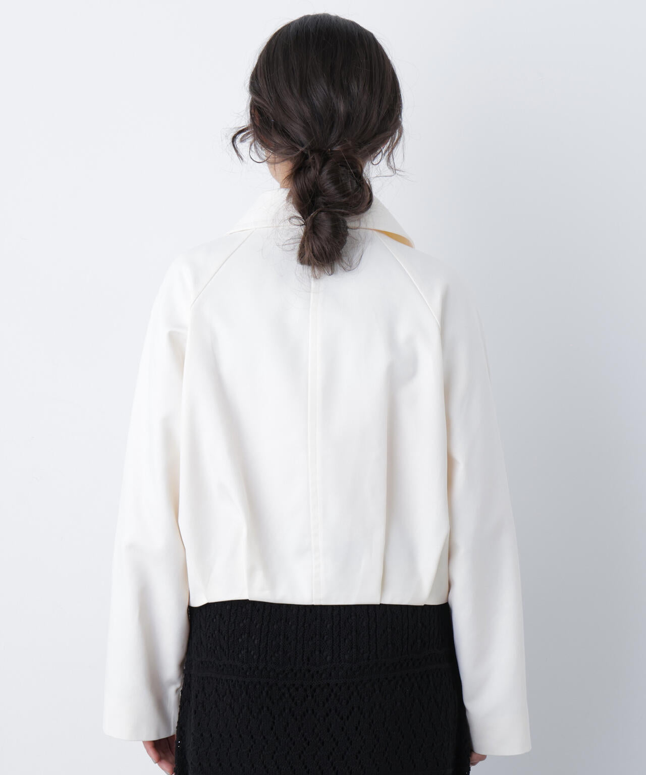 ステンカラーフォルムブルゾン