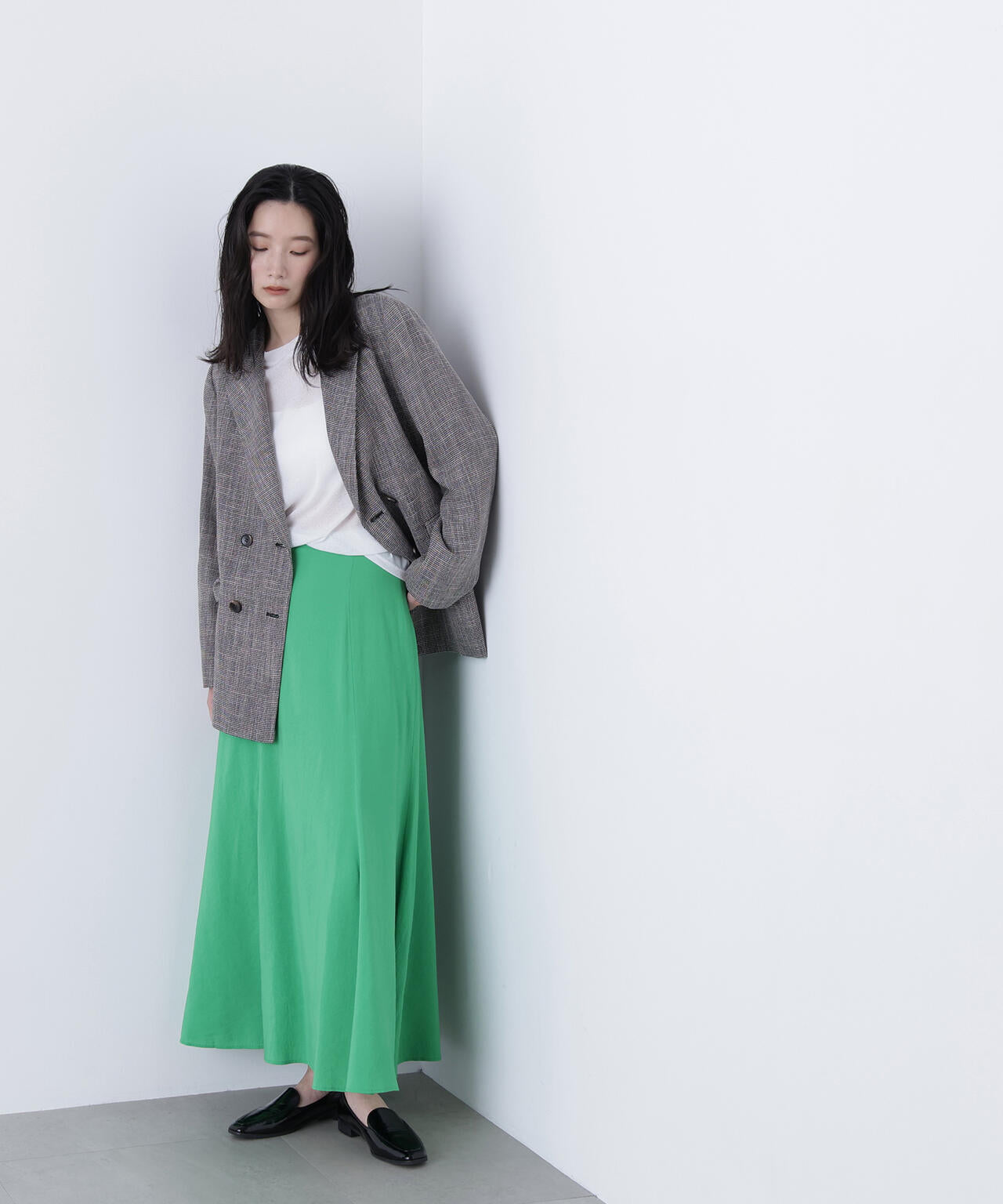 からみ織りダブルジャケット