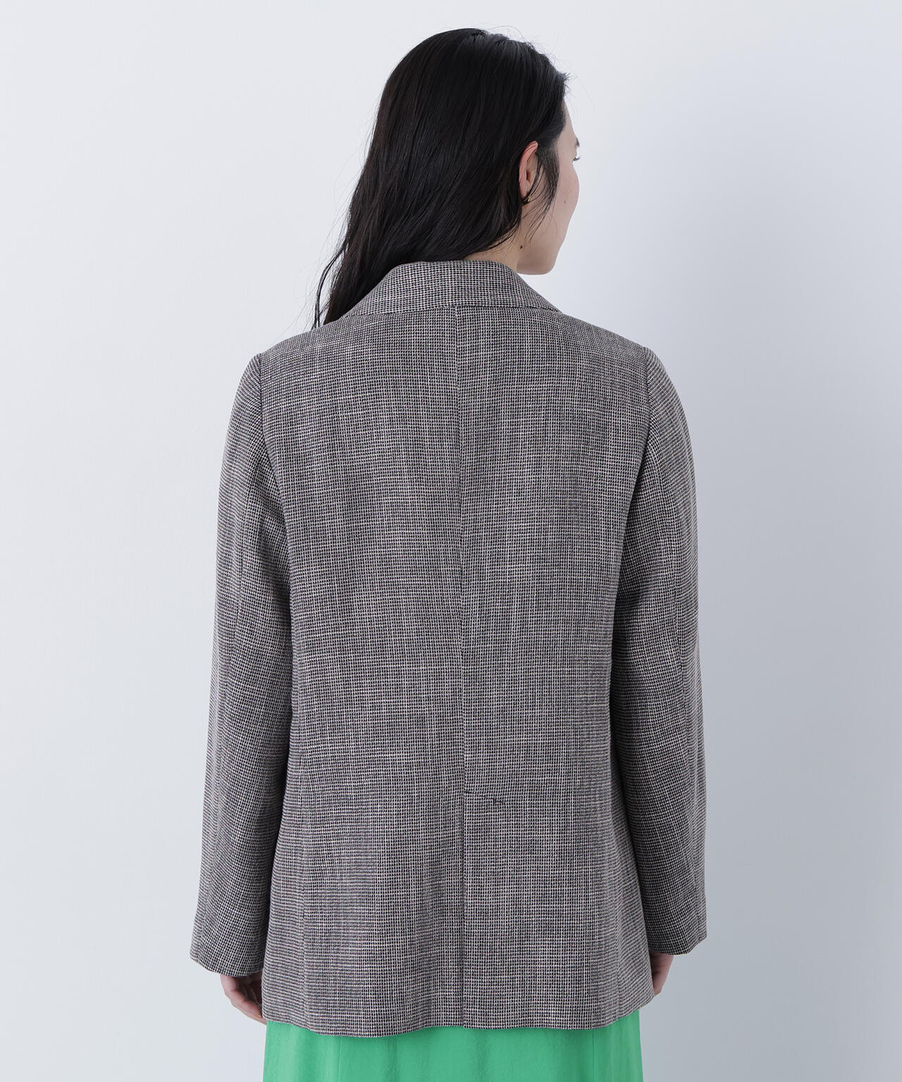 からみ織りダブルジャケット