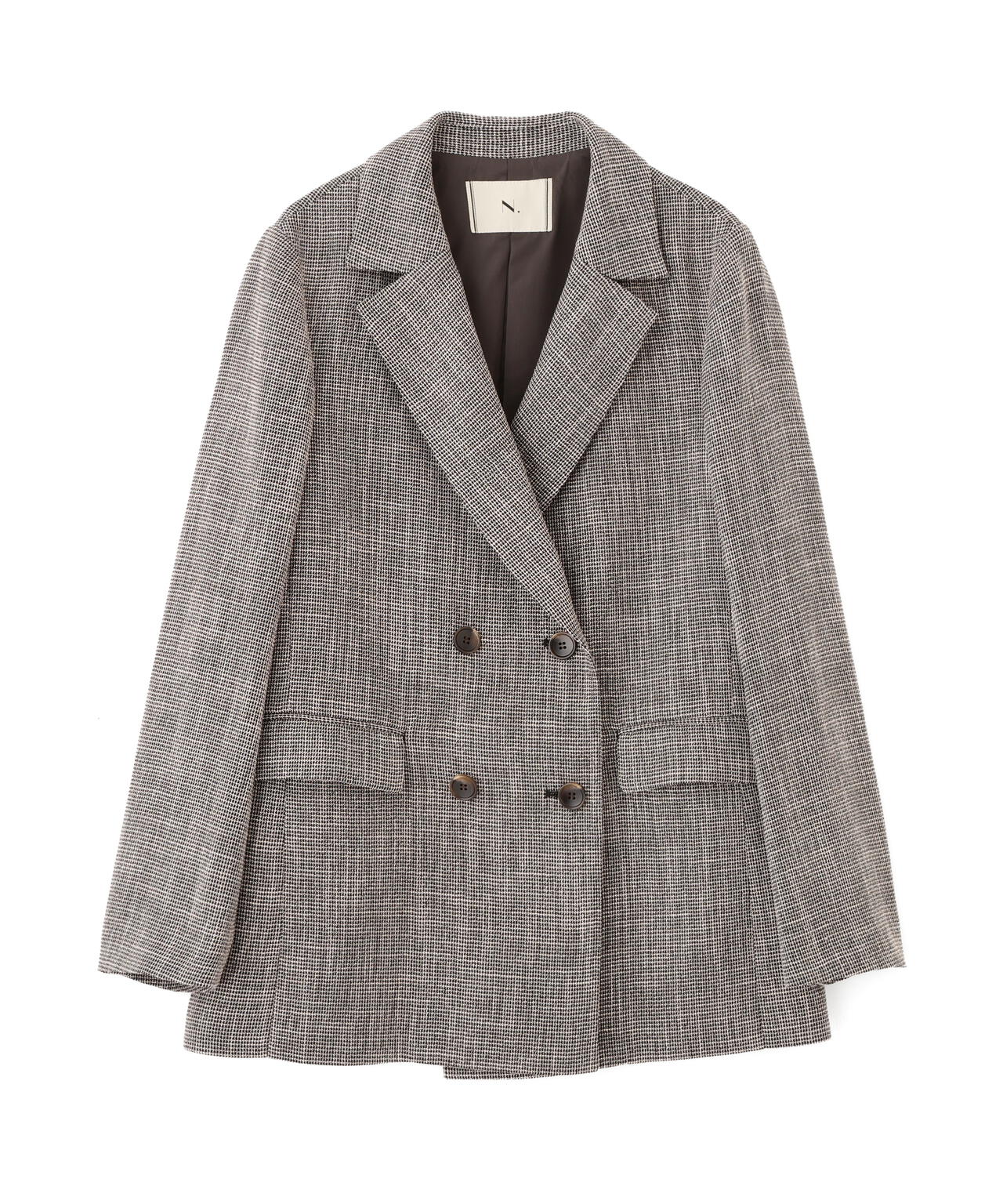 からみ織りダブルジャケット