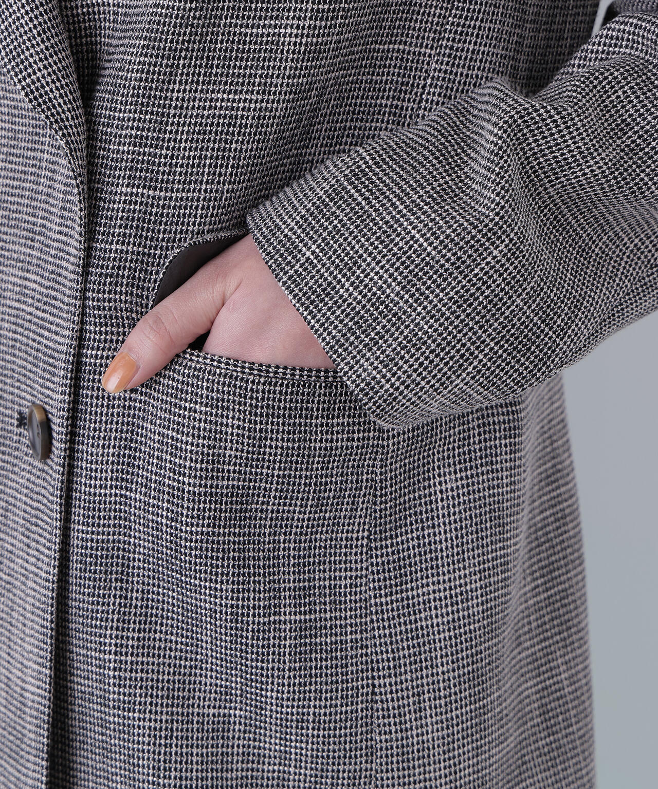 からみ織りダブルジャケット