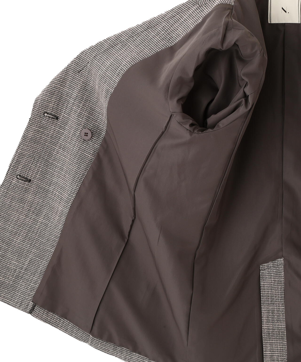 からみ織りダブルジャケット