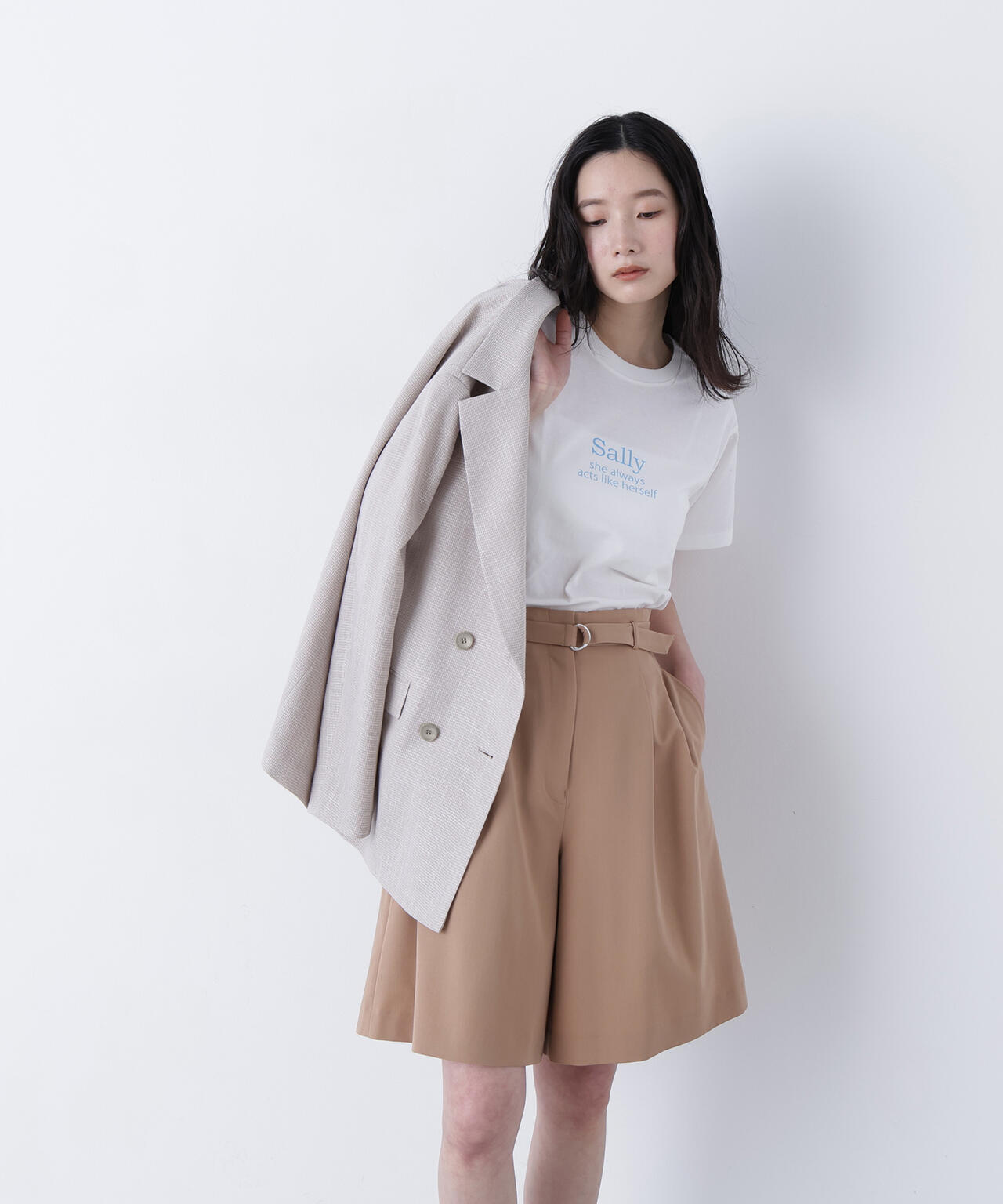 からみ織りダブルジャケット