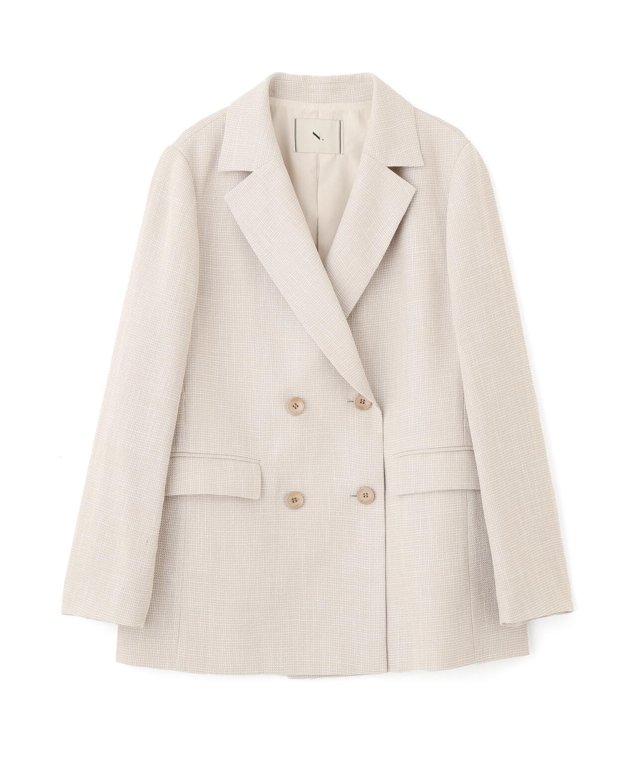 からみ織りダブルジャケット